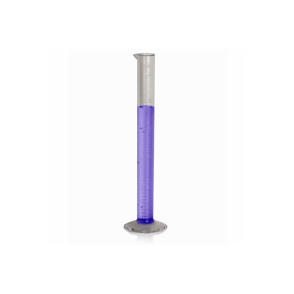 Bel-Art TPX Graduated Cylinder 286910000, 25ml Capacity, 0.5ml Graduation, Clear, 1/PK 286910000 - main